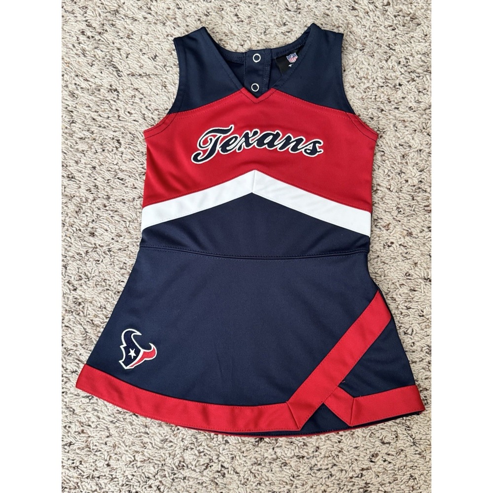 NFL Houston Texans‎ Team Apparel Toddler Cheerleader Football Girls 24 Months